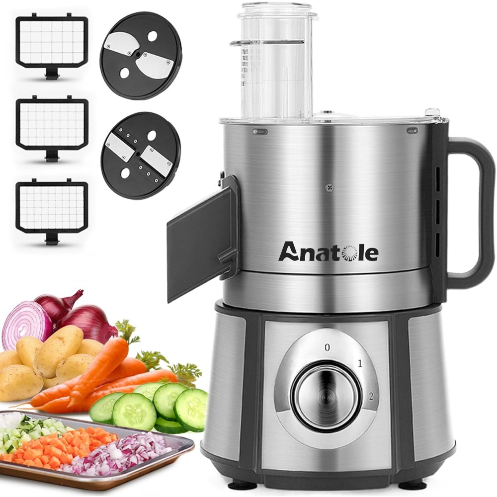 Veggie Chopper Cup - Electric Vegetable Dicer Slicer Shredder 5