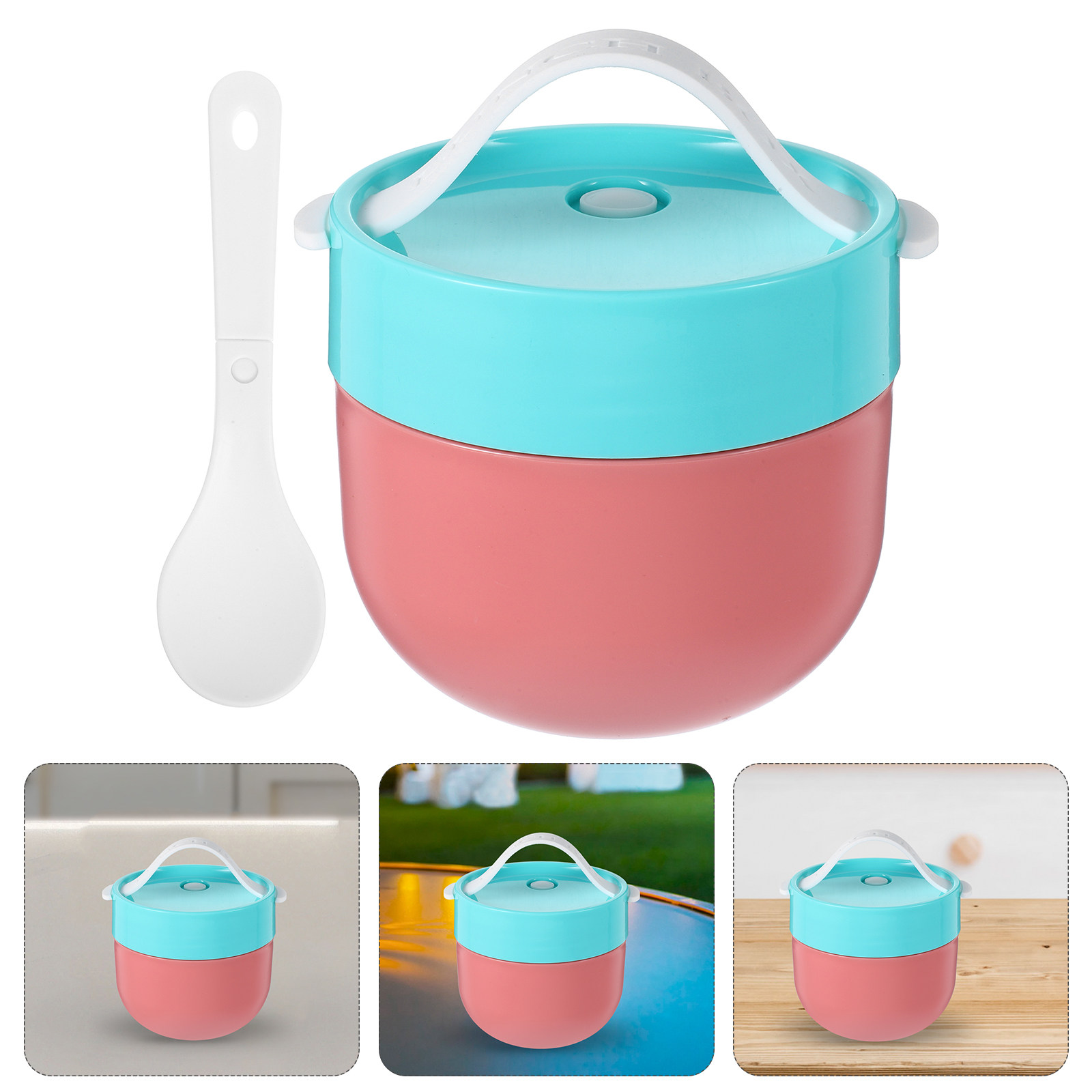 Meal Prep Containers - 600Ml Cereal Cup Portable Breakfast Bowl