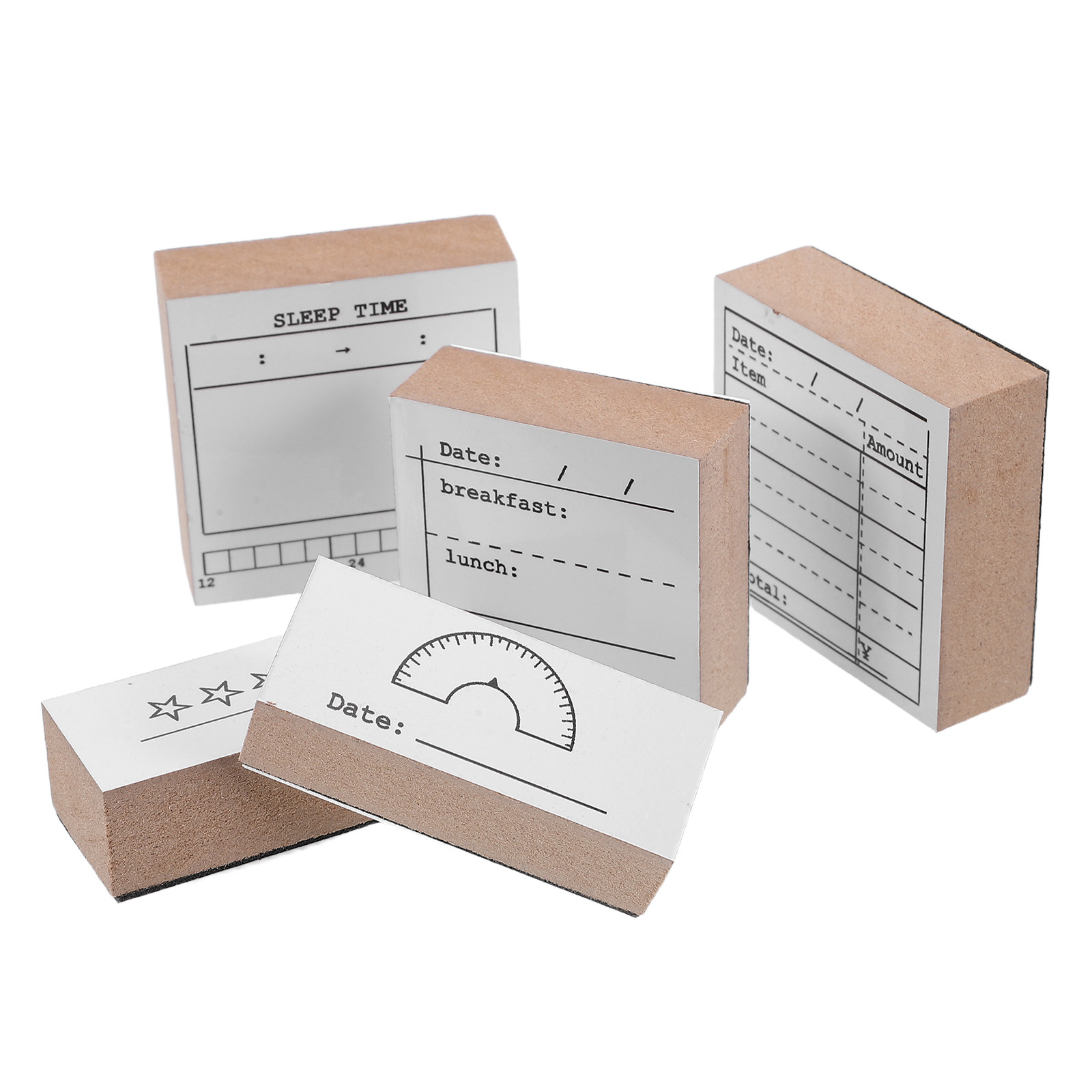 Meal Prep Japanese - 5pcs Diy Crafting Stamps Japanese Design