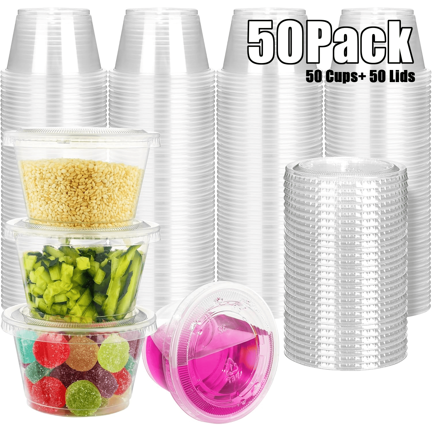Meal Prep Day - 50 Pack - 6 oz Jello