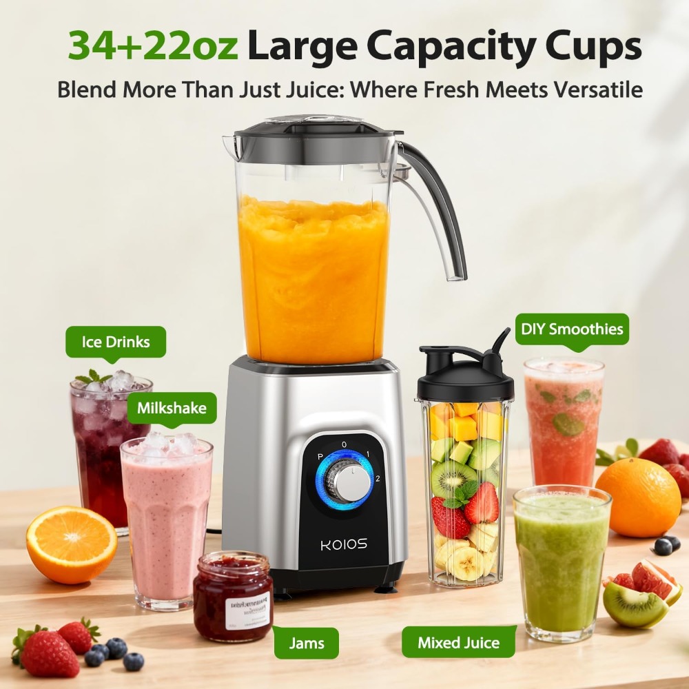 1000W 4-in-1 Blender & Food Pr - Veggie Chopper Cup recensie en prijs