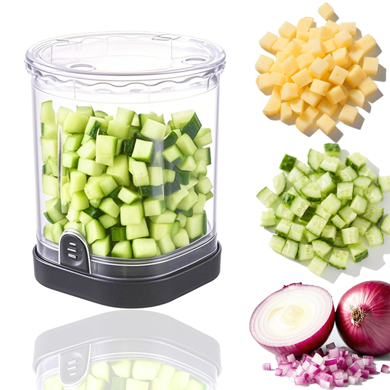 JHD Speed Manual Kitchen Gadge - Veggie Chopper Cup recensie en prijs