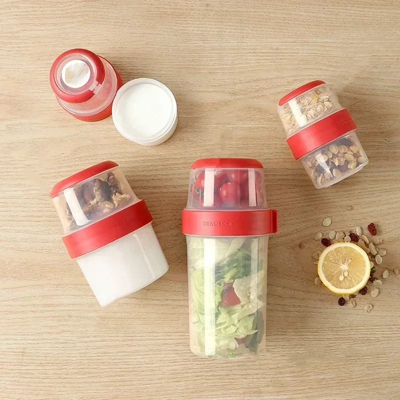 Portable Plastic Breakfast Cup - Meal Prep Oatmeal Jars recensie en prijs