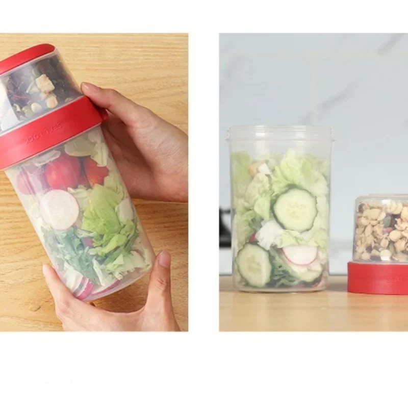 Portable Plastic Breakfast Cup - Meal Prep Oatmeal Jars recensie en prijs