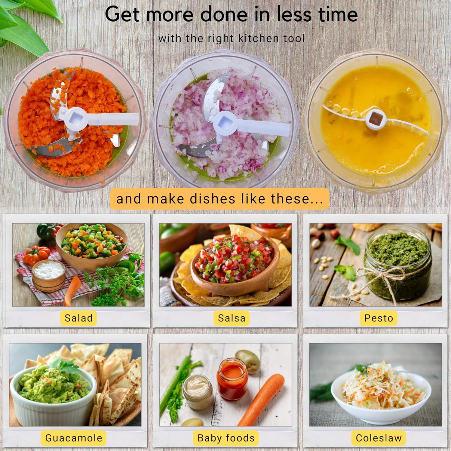 Manual Food Chopper, 4-Cup Han - Veggie Chopper Cup recensie en prijs