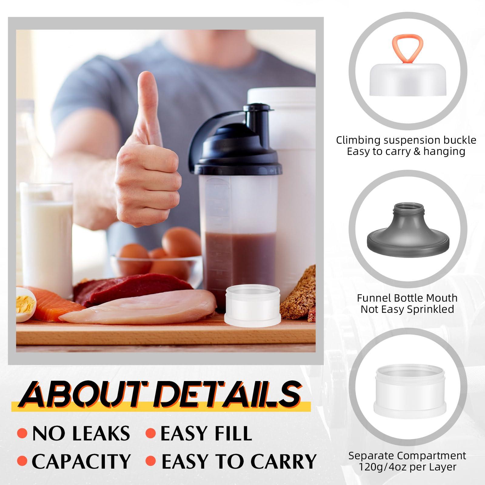 2Pcs Protein Containers Food S - Meal Prep Protein recensie en prijs