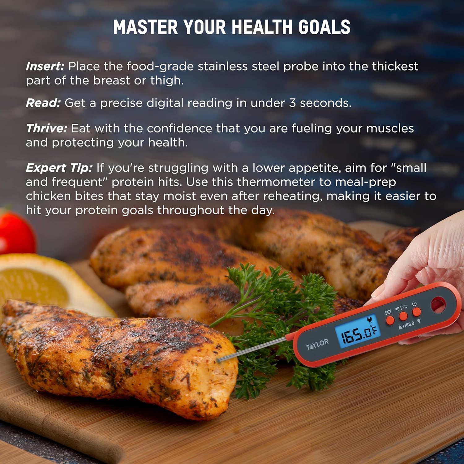 Waterproof Meat Thermometer fo - Meal Prep Protein recensie en prijs