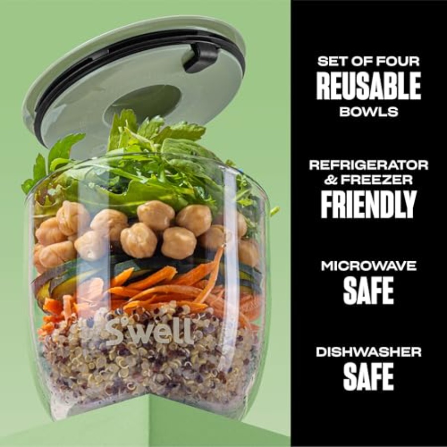 Glass Prep Bowl Set of 4 For E - Meal Prep Made Easy recensie en prijs