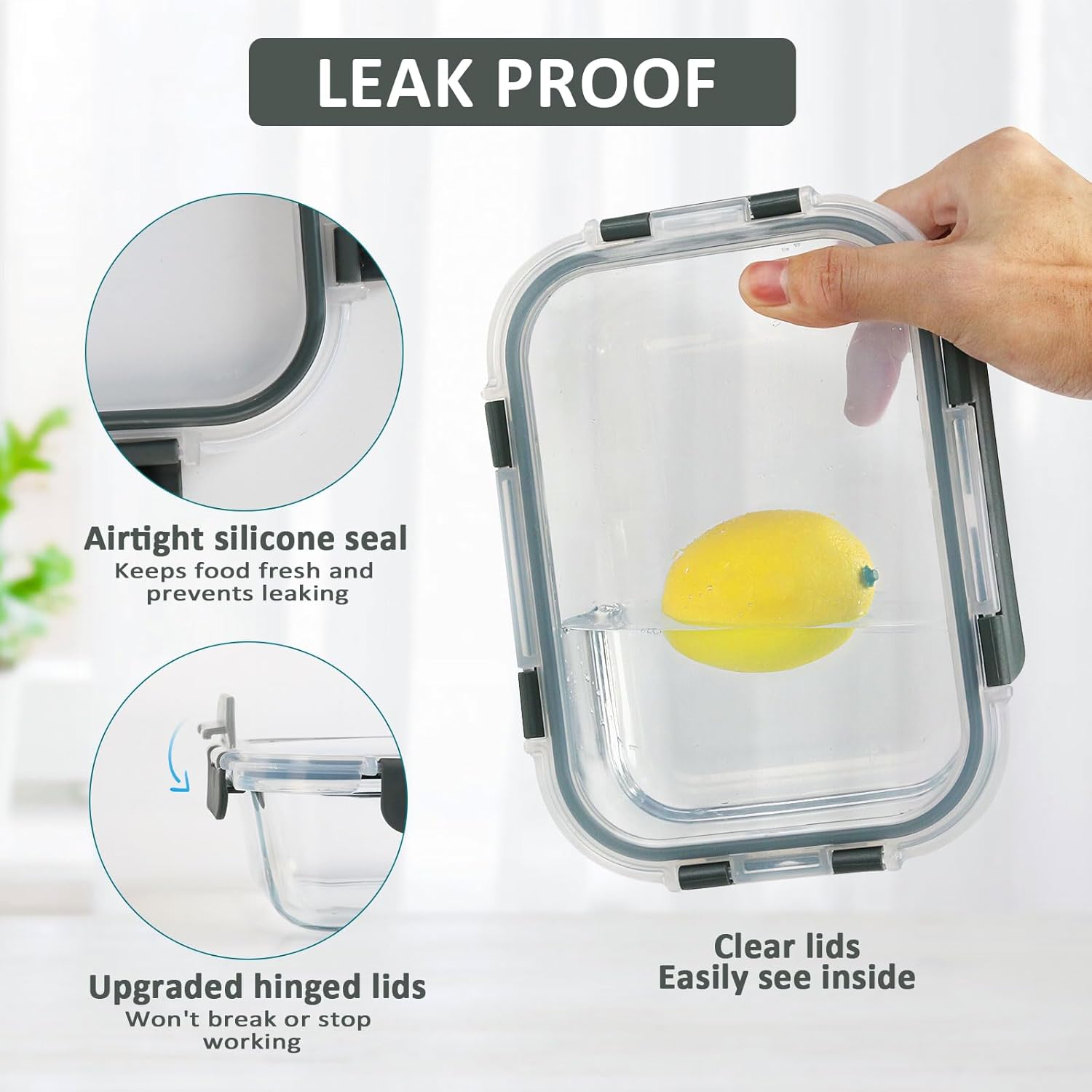 10-Pack Glass Meal Prep Contai - Meal Prep Containers recensie en prijs