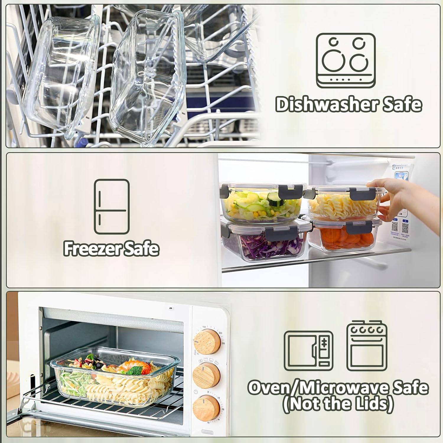 10-Pack Glass Meal Prep Contai - Meal Prep Containers recensie en prijs