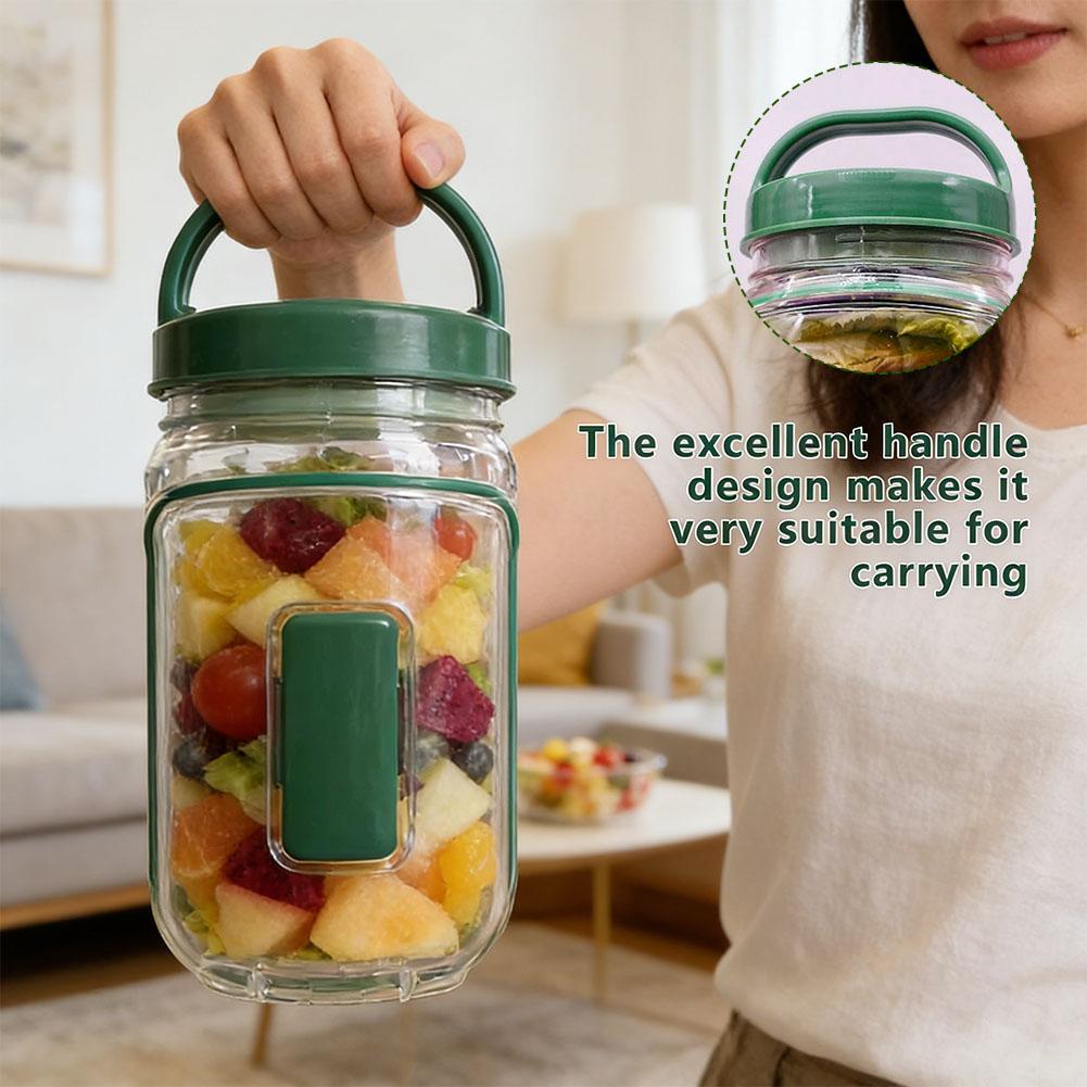 Portable Salad Cup with Sauce  - Meal Prep Containers recensie en prijs