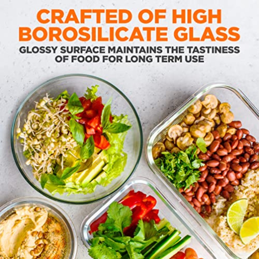 24 Pcs Glass Storage Container - Pro Meal Prep recensie en prijs