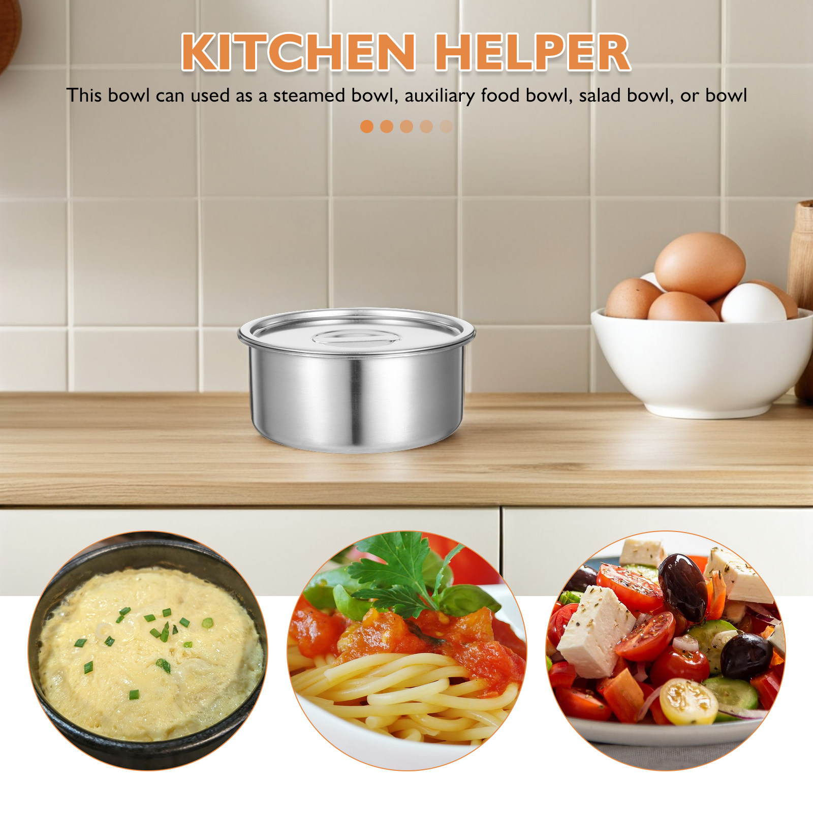 Stainless Steel Steamed Egg Bo - Meal Prep Containers recensie en prijs