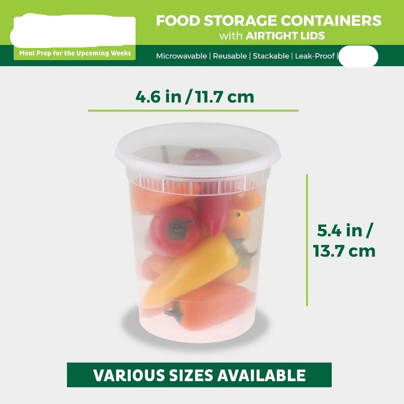 [24 Set] 8oz-32 Oz Plastic Del - Meal Prep Containers recensie en prijs