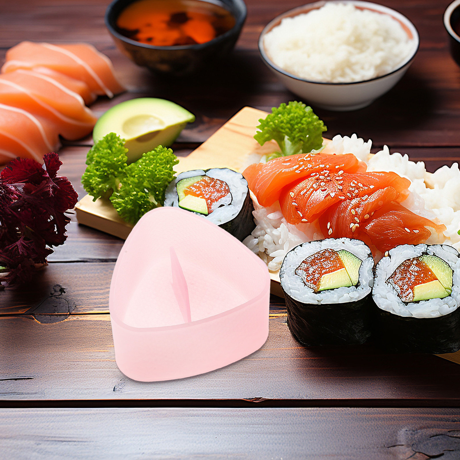 2Pcs Triangle Sushi Mold Nonst - Meal Prep Japanese recensie en prijs