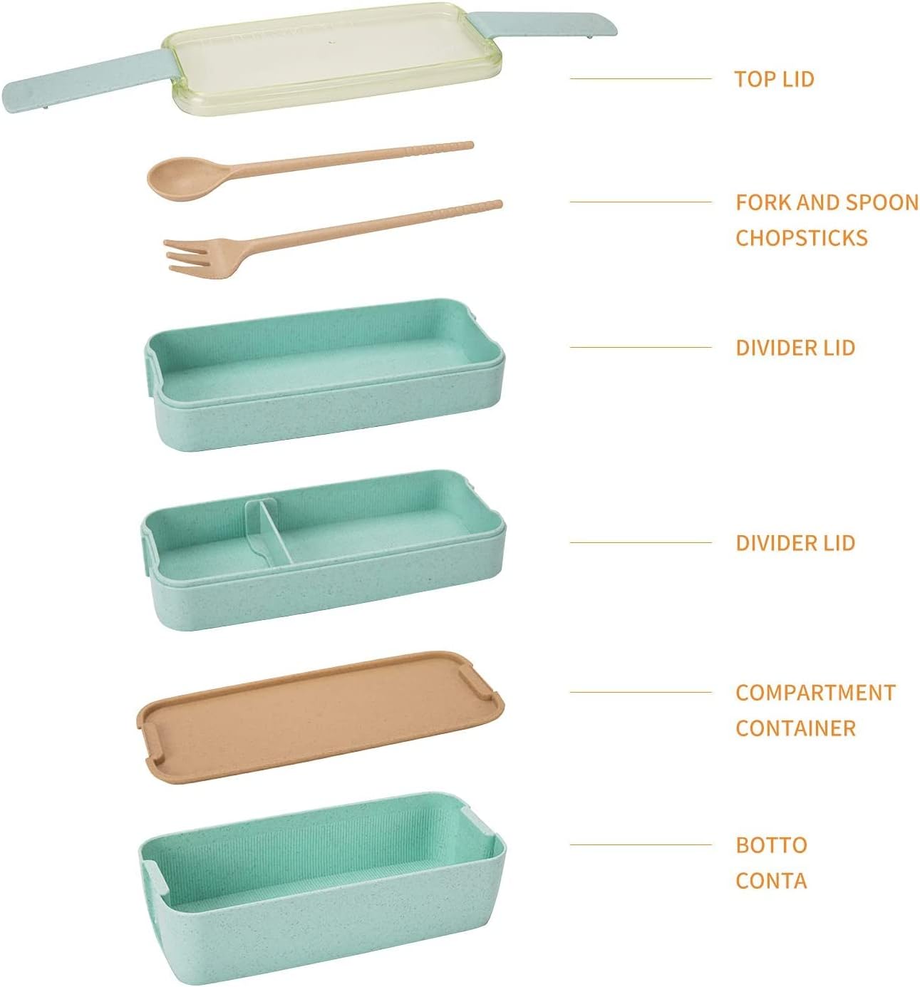 Rarapop 3 Pack Stackable Bento - Meal Prep Japanese recensie en prijs
