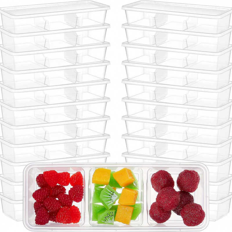 【25-Count 3-Section Food Conta - Meal Prep Japanese recensie en prijs