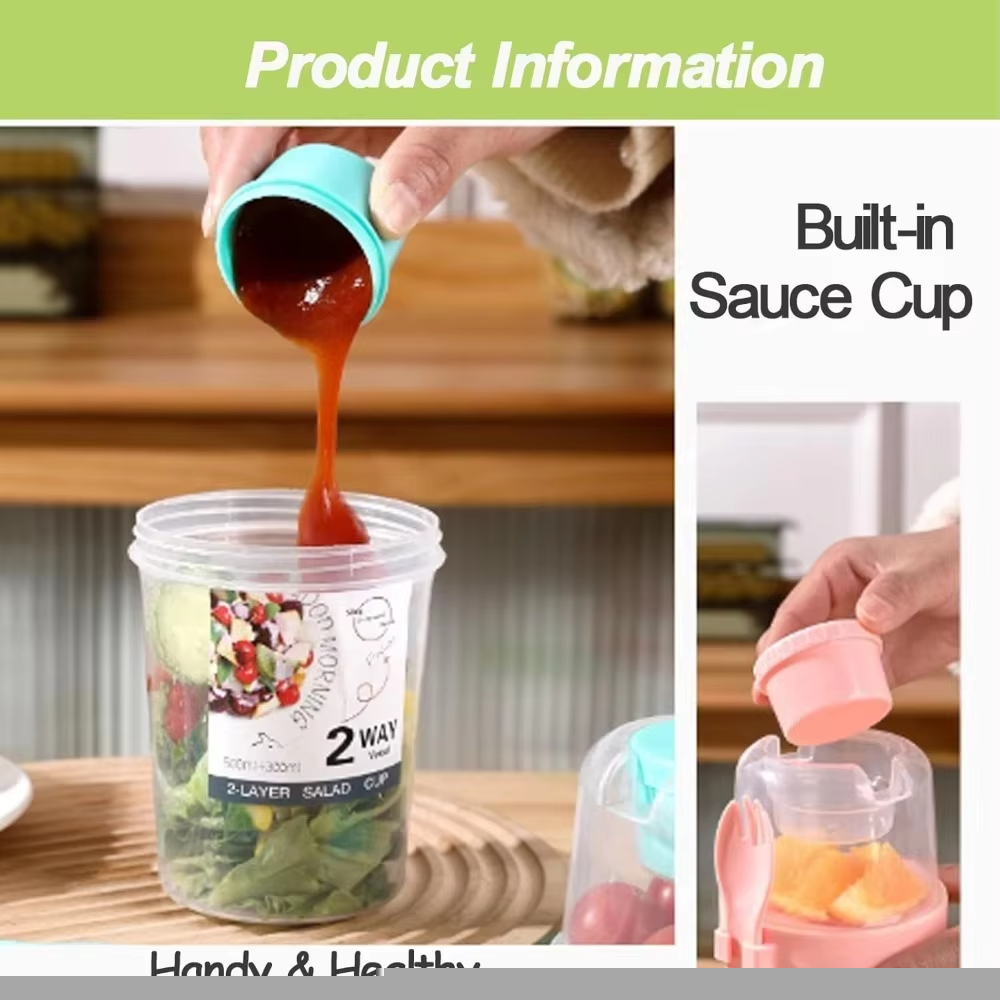 Carry Breakfast Cup Salad Cups - Meal Prep Oatmeal Jars recensie en prijs