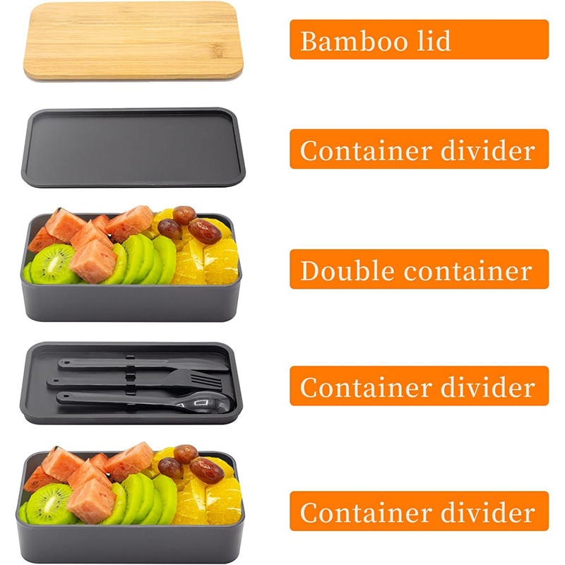 Japanese Bento Box with Bamboo - Meal Prep Japanese recensie en prijs