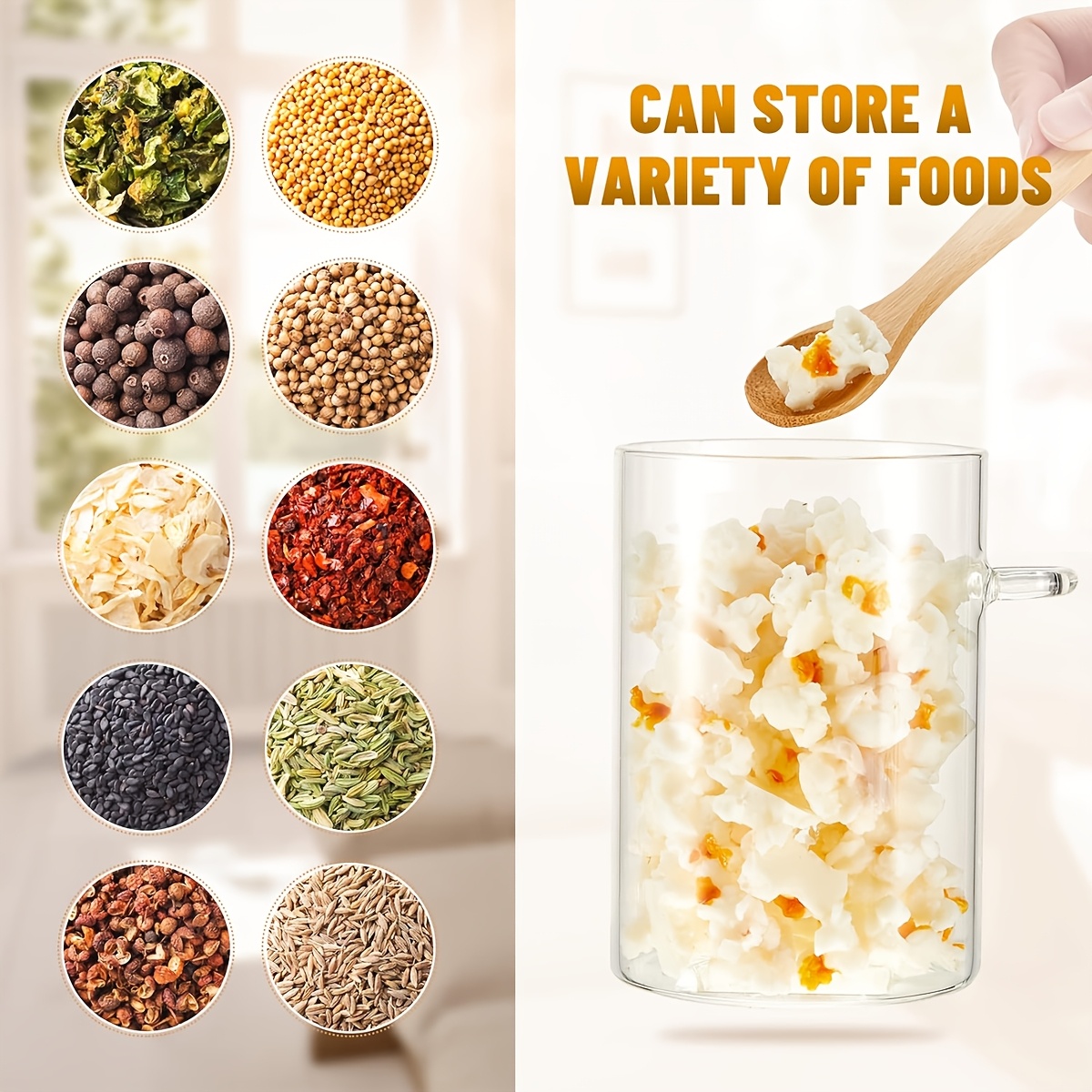 Set of 4 Or 8pcs of 16Oz Glass - Meal Prep Oatmeal Jars recensie en prijs
