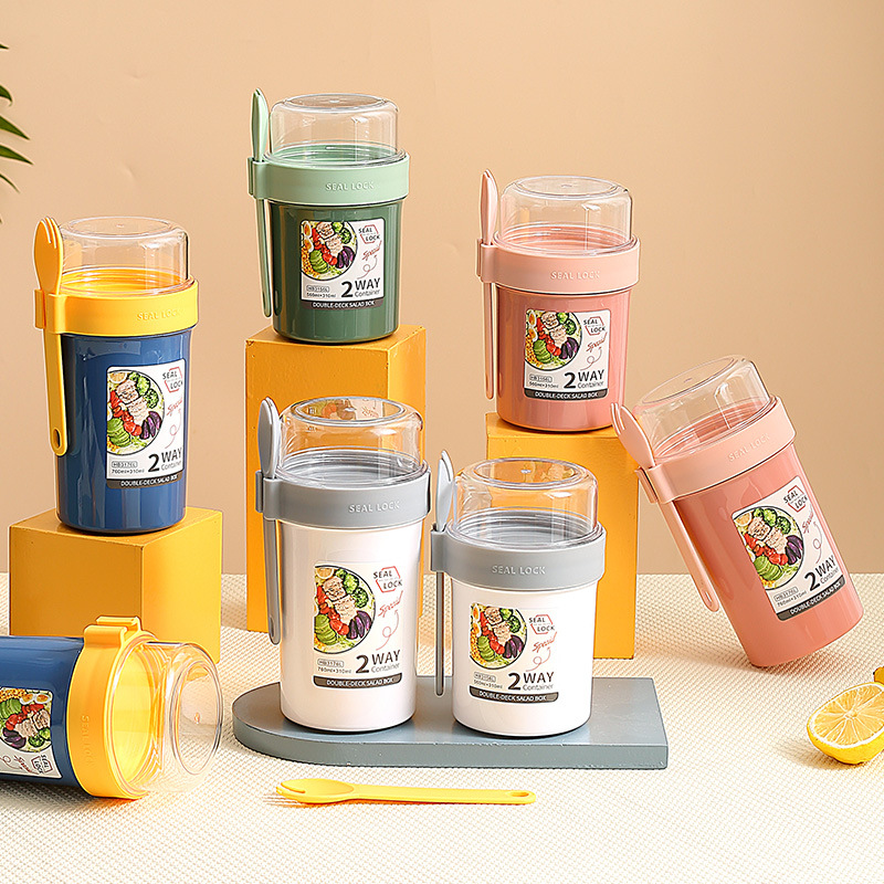 Portable Overnight cup Salad C - Meal Prep Oatmeal Jars recensie en prijs