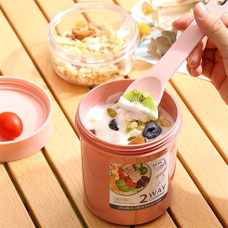 Portable Overnight cup Salad C - Meal Prep Oatmeal Jars recensie en prijs