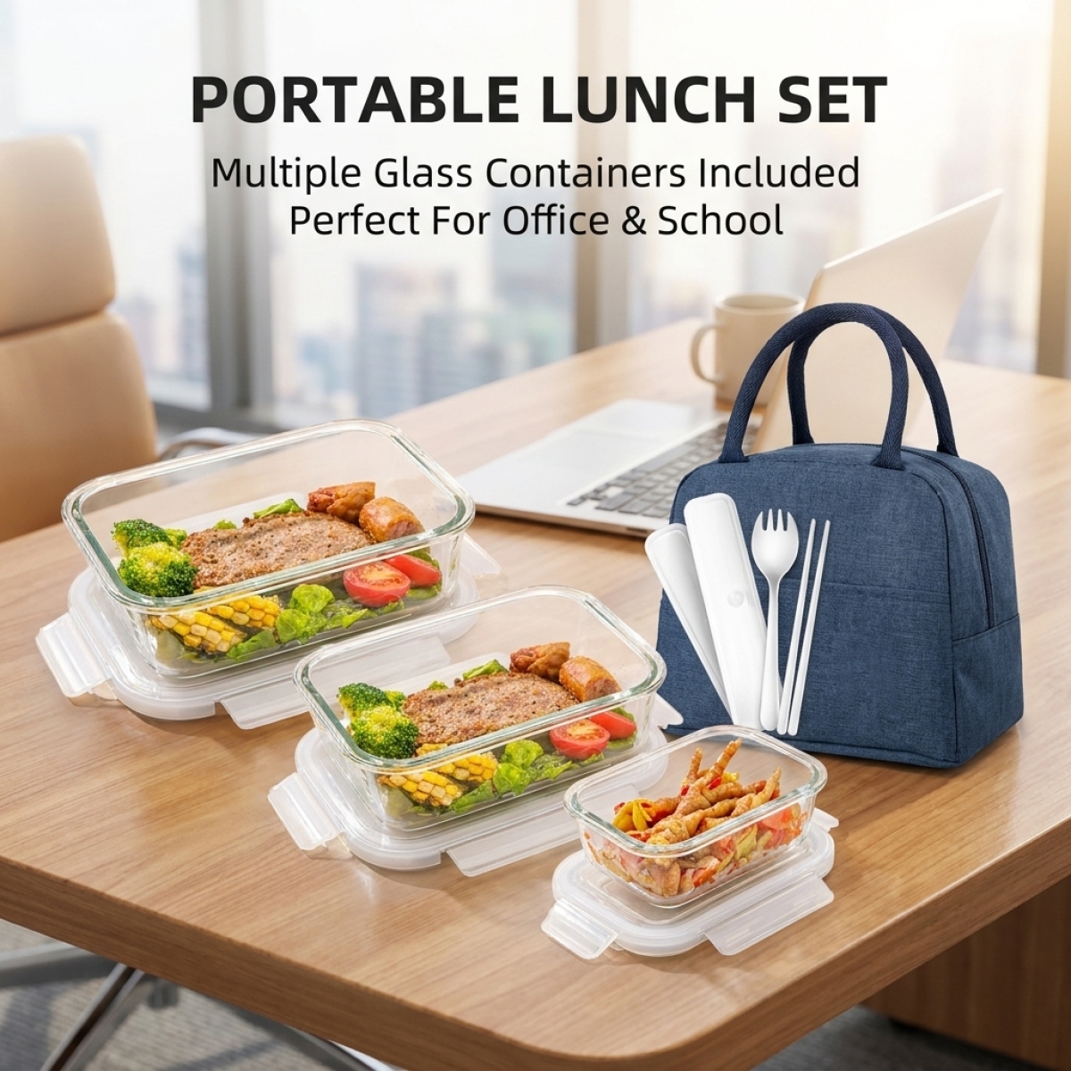 Premium White Glass Food Conta - Meal Prep Containers recensie en prijs