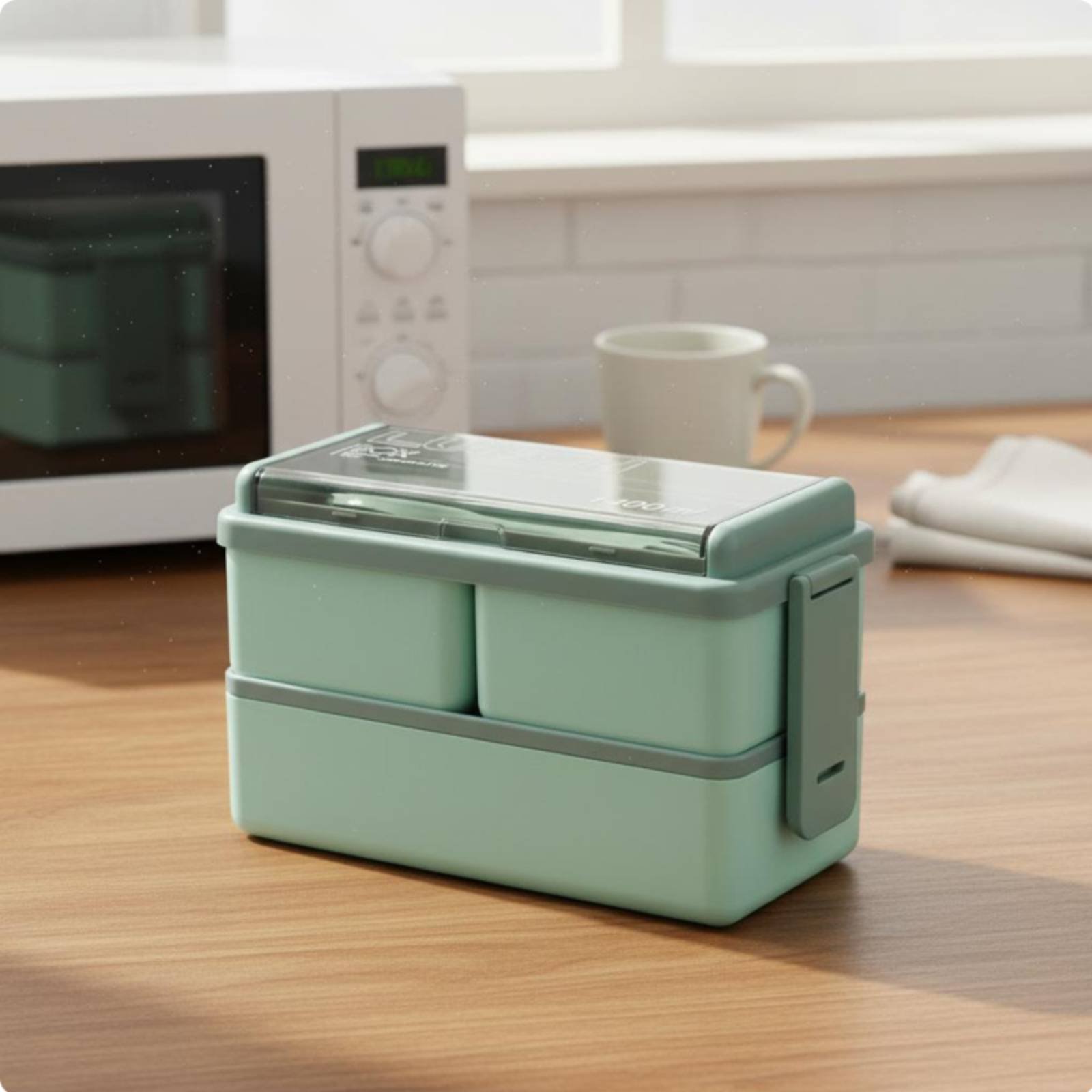 Plastic Bento Lunch Box Microw - Meal Prep Japanese recensie en prijs