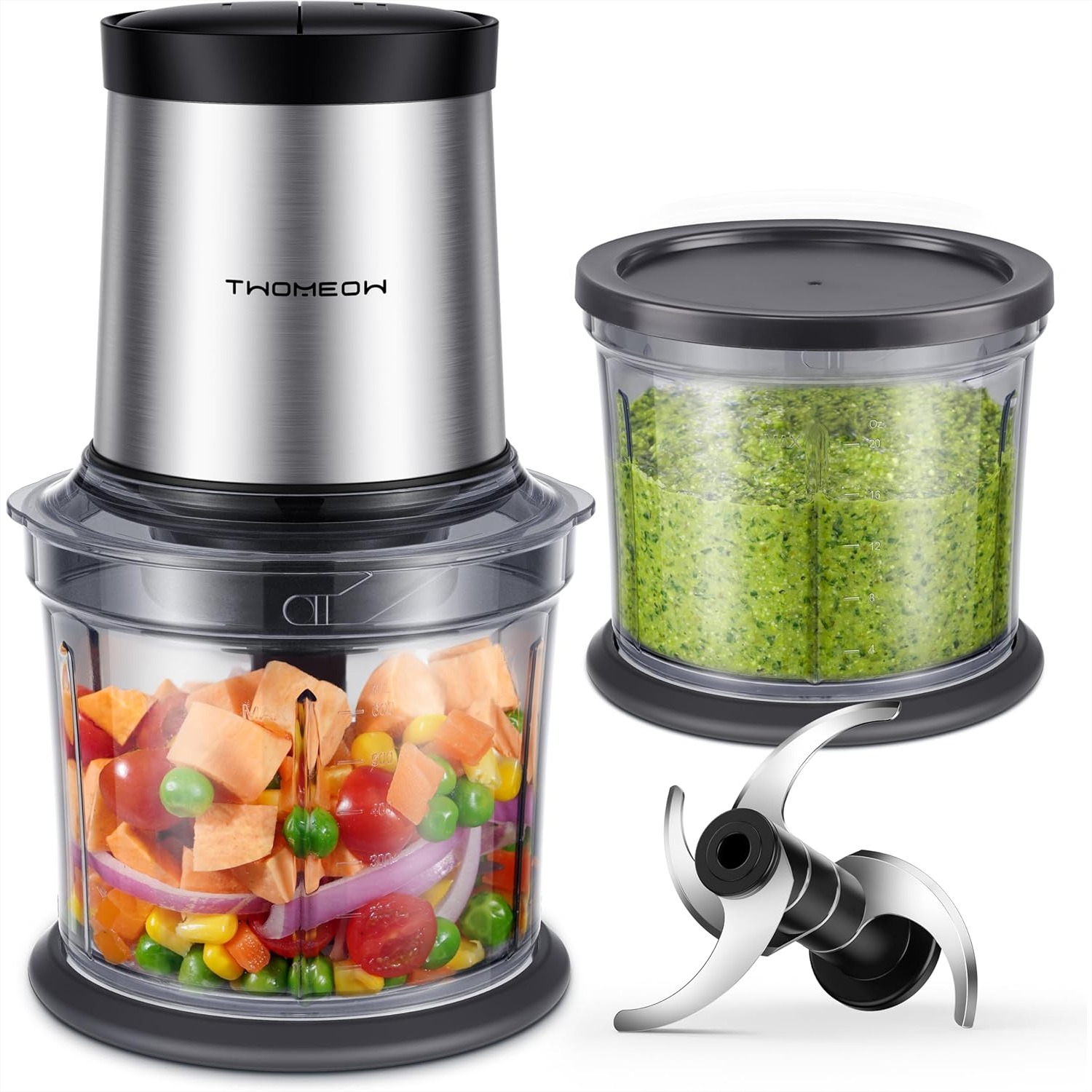 Food Processor 4 Cup, Electric - Veggie Chopper Cup recensie en prijs
