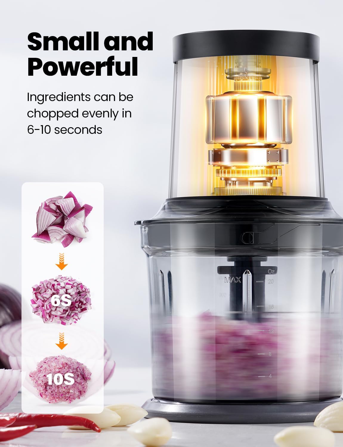 Food Processor 4 Cup, Electric - Veggie Chopper Cup recensie en prijs