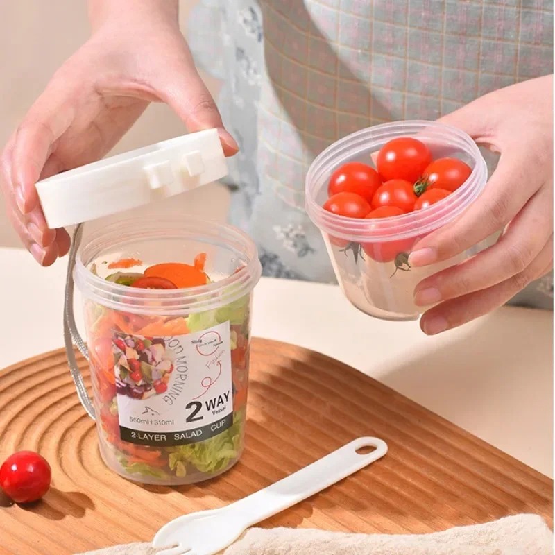 1pc Portable Breakfast Salad C - Meal Prep Oatmeal Jars recensie en prijs