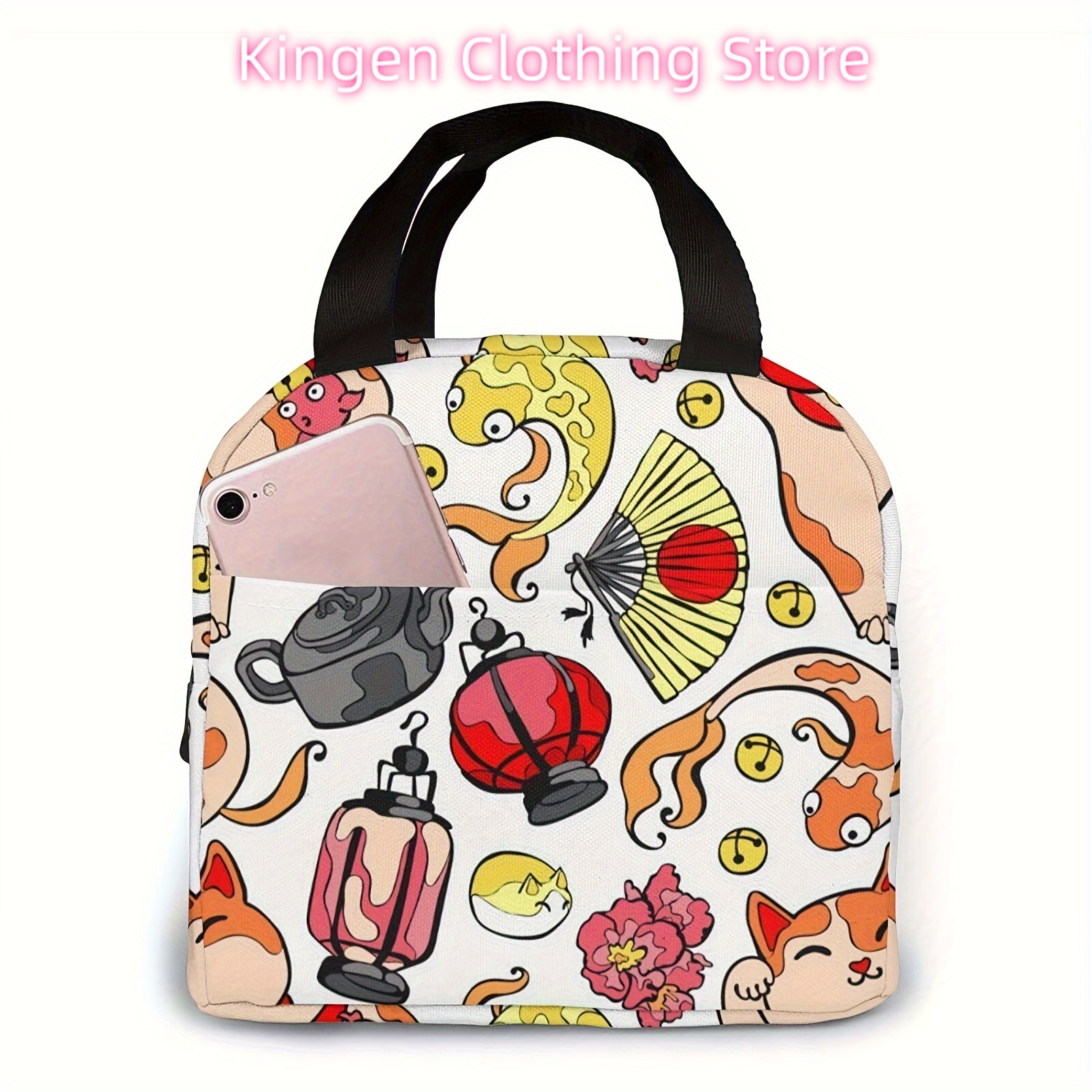 1Pcs Insulated Lunch Bag with  - Meal Prep Japanese recensie en prijs