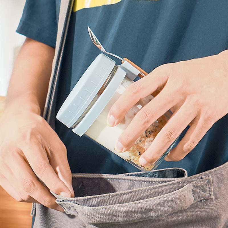 Overnight Oats Container with  - Meal Prep Oatmeal Jars recensie en prijs
