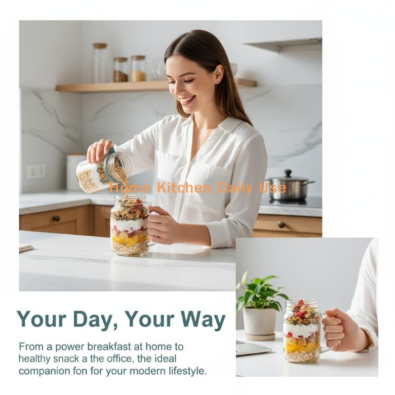 portable500ml Overnight Oats C - Meal Prep Healthy Breakfast recensie en prijs
