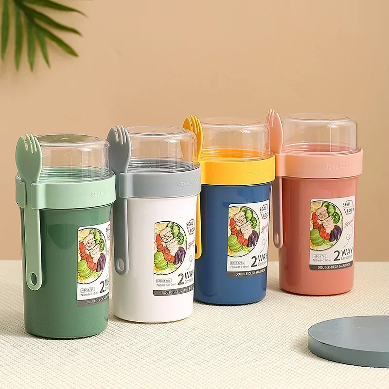 Portable Salad Cups Container  - Meal Prep Oatmeal Jars recensie en prijs