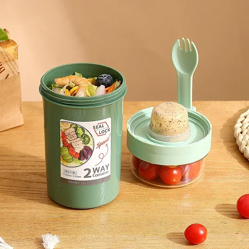 Portable Salad Cups Container  - Meal Prep Oatmeal Jars recensie en prijs