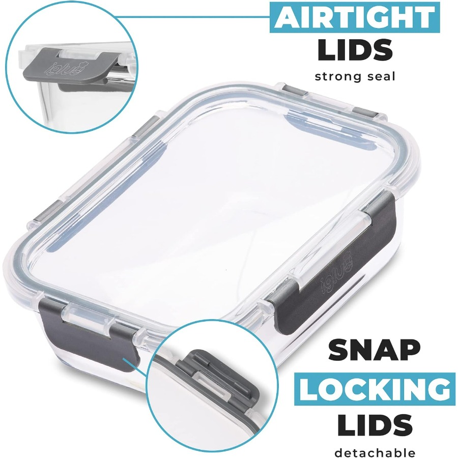 Glass Food Storage Containers  - Meal Prep Containers recensie en prijs