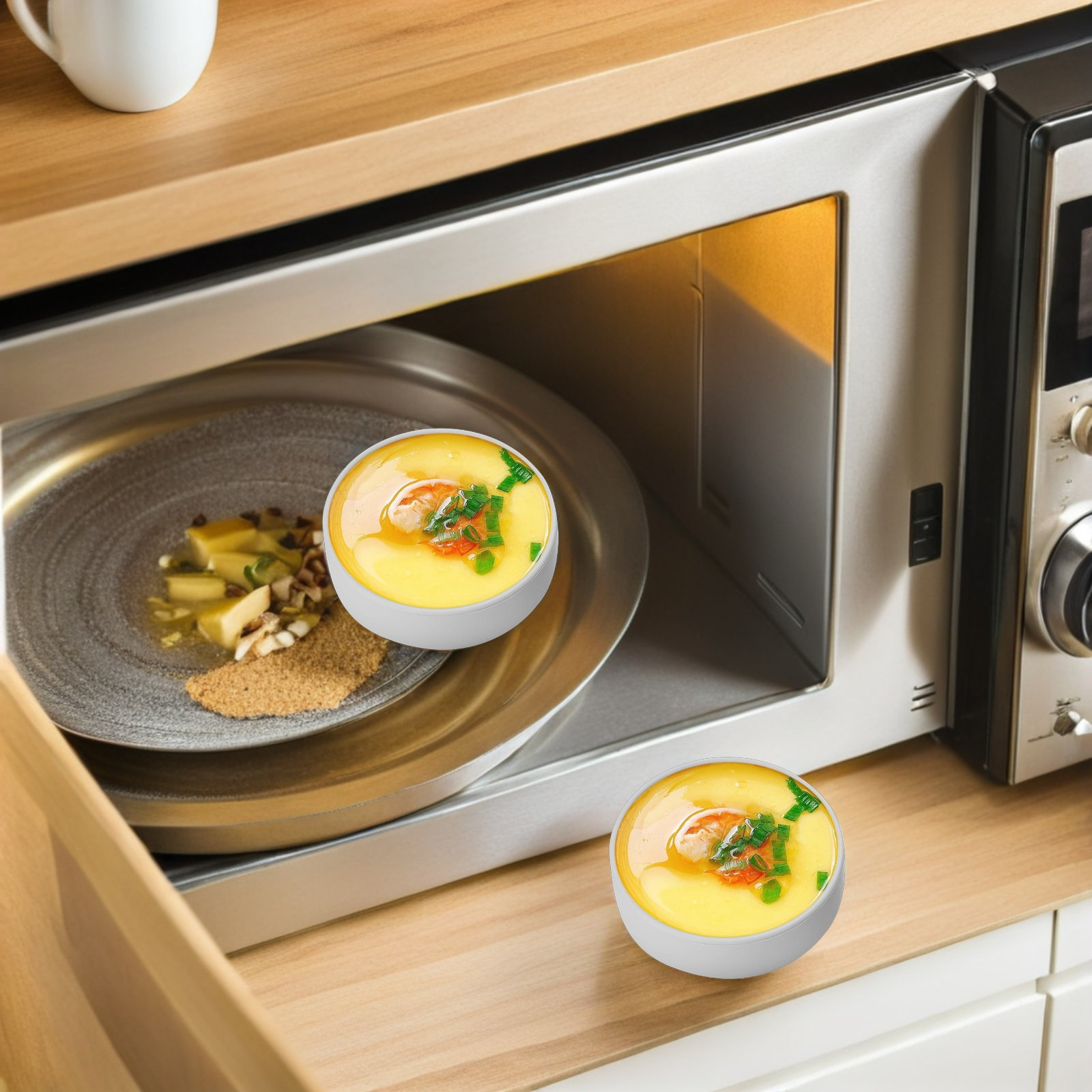 3Pcs Silicone Air Fryer Egg Mo - Meal Prep Healthy Breakfast recensie en prijs