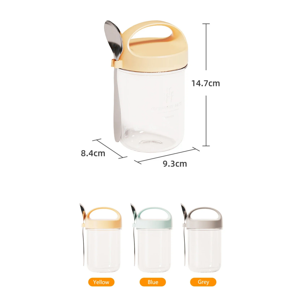 16-ounce reusable portable lea - Meal Prep Oatmeal Jars recensie en prijs