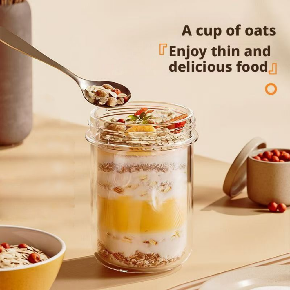 16-ounce reusable portable lea - Meal Prep Oatmeal Jars recensie en prijs