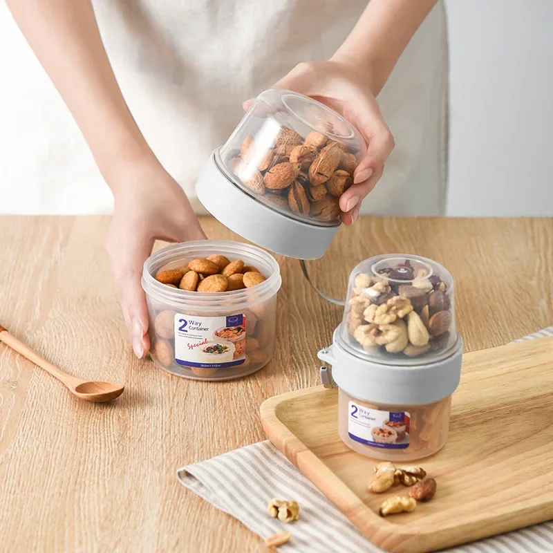 Carry Breakfast Cup Salad Cups - Meal Prep Oatmeal Jars recensie en prijs