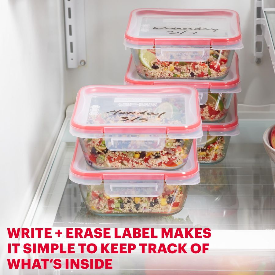 Freshlock 5Pack, 4 Cup Glass F - Meal Prep Containers recensie en prijs