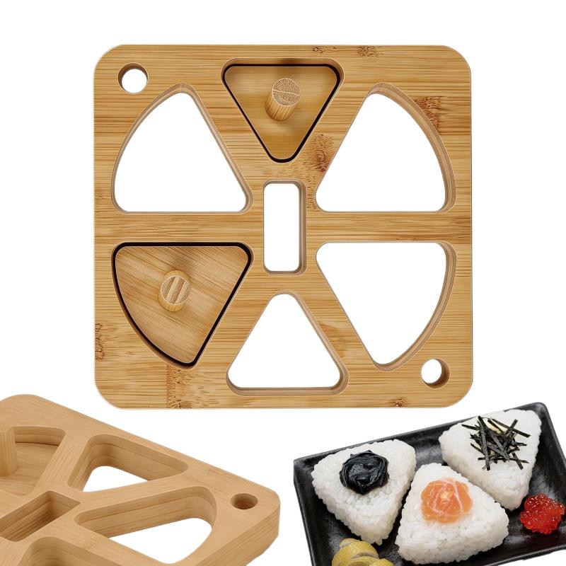Wooden Onigiri Rice Ball Mold  - Meal Prep Japanese recensie en prijs