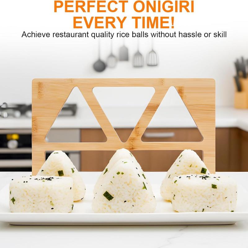 Wooden Onigiri Rice Ball Mold  - Meal Prep Japanese recensie en prijs
