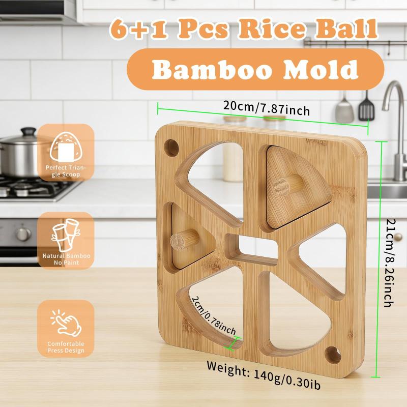 Wooden Onigiri Rice Ball Mold  - Meal Prep Japanese recensie en prijs