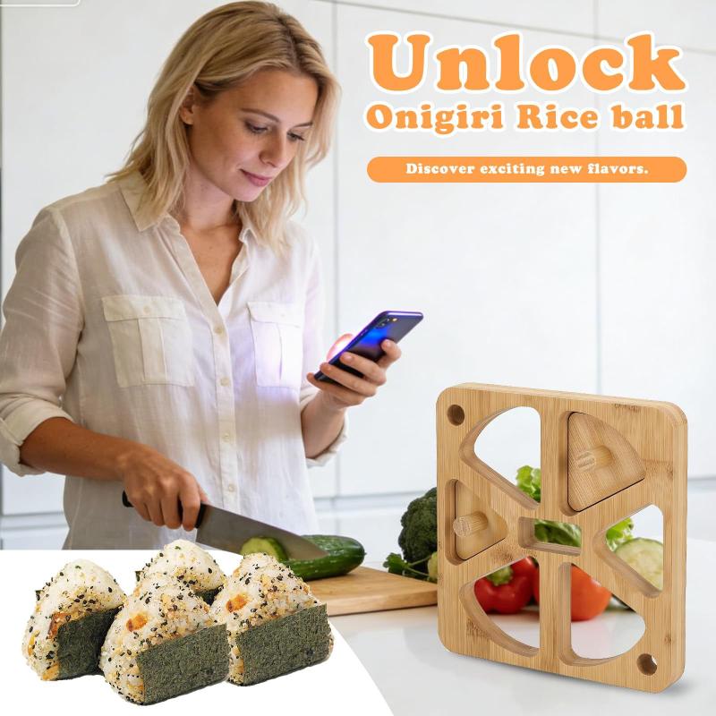 Wooden Onigiri Rice Ball Mold  - Meal Prep Japanese recensie en prijs